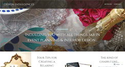 Desktop Screenshot of designindulgences.com